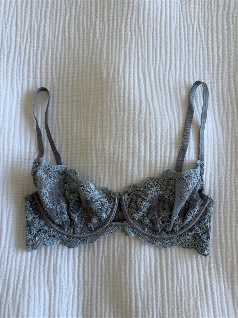 Intimately Free People embroidered lace bra